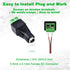 20Pcs Female 12V DC Power Connector 5.5mm x 2.1mm,20 x Female Power Jack Plug Barrel Adapter,DC Power Connector for Led Light Strip CCTV Security ...