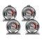 4-Pack Classic Series Large Dial Refrigerator Freezer Thermometer - Temperature Gauge for Fridge, Freezer, Cooler.......