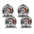 4-Pack Classic Series Large Dial Refrigerator Freezer Thermometer - Temperature Gauge for Fridge, Freezer, Cooler.......
