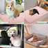 Dog Self Cooling Mat Pet Washable Summer Pads Blanket Hot Weather Sleeping Kennel Mat,Ice Silk Sleep Mat Pad Non-Toxic Breathable Sleep Bed for La...