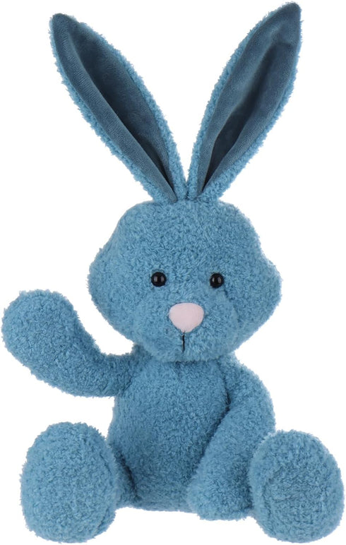Apricot Lamb Toys Plush Jewelry Blue Velvet Bunny Rabbit Stuffed Animal Soft Cuddly Perfect for Kids 8.7 Inches...