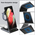 Wireless Charger for Samsung, 3 in 1 Wireless Charging Station for Galaxy S24 Ultra S23 S22 Z Fold 4 Z Flip4 S21, Watch Charger for Samsung Galaxy...