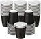 3 oz Paper Cups, Black Mouthwash 50 Count Disposable Bathroom Cups, Disposable Espresso Cups Small Paper Cups for Party,Picnic,Travel,Espresso and...