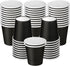 3 oz Paper Cups, Black Mouthwash 50 Count Disposable Bathroom Cups, Disposable Espresso Cups Small Paper Cups for Party,Picnic,Travel,Espresso and...
