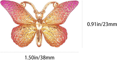 40 Pcs Colorful Butterfly Charms & Pendants Jewelry Kit - Enamel for Earrings, Bracelets, Necklace, DIY Phone Case & Hair Clip Craft...