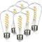ST58 (ST19) Vintage Edison LED Bulb, Daylight White 4000K, Antique Flexible Spiral LED Filament Light Bulb, 600LM Dimmable, 6W Equivalent to 60W, ...