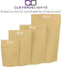 CleverDelights Kraft Stand Up Pouches - 8oz - 100 Pack - 6" x 9" x 3"...