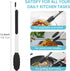 600? Heat Resistant Kitchen Tongs for Cooking with Silicone Tips,Maywe Tanso 12-Inch Stainless Steel Locking Cooking Tongs Food Tongs for BBQ,Cook...