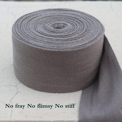 2Inch 10Yard Cotton Tufting Carpet Rug Binding Edge Bias Binding Webbing Ribbon for DIY Craft Sewing (Grey)...