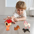 ONEST 9 Pieces Mini Dog Figurines Playset Dog House Hand Painted Tiny Dogs Realistic Detailed Plastic Puppy Figures Toys for Kids Adults...
