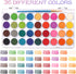 36 Colors Watercolor Paint Set, AROIC Watercolor Pan Set with 10 Nylon Brushes and 6 Refillable Water Brushes. Perfect for Adults, Children and Be...
