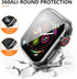 3 Pack Case for Apple Watch Series 3 38mm Hard PC Case with Tempered Glass Screen Protector Waterproof Anti-Scratch HD Ultra-Thin Full Protective ...