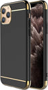 iPhone 11 Pro Case,RORSOU 3 in 1 Ultra Thin and Slim Hard Case Coated Non Slip Matte Surface with Electroplate Frame for Apple iPhone 11 Pro (5.8"...
