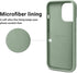 OTOFLY Designed for iPhone 14 Pro Case, Silicone Shockproof Slim Thin Phone Case for iPhone 14 Pro 6.1 inch (Calke Green)...