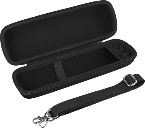 co2CREA for Beats Pill Wireless Bluetooth Speaker Hard Protective Case with shoulder strap, Portable Travel Case Replacement (Matte Black Case)...