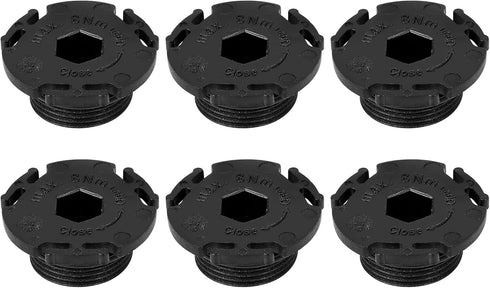 X AUTOHAUX 6pcs ABS Car Engine Oil Drain Plug Replacement 11137605018...