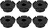 X AUTOHAUX 6pcs ABS Car Engine Oil Drain Plug Replacement 11137605018...