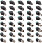 40PCS Male Female Power Connector DC 12V 5.5 x 2.1mm Power Jack Plug Adapter Barrel Connector, BNC Male Female Balun Connector for CCTV Coaxial Ca...