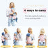 Baby Carrier Newborn to Toddler, Cozy Baby Wrap Carrier(8-32lbs), Lightweight Baby Holder Wrap Carrier,Baby Sling Carrier,Soft Fabric, Pink...
