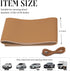 Micro Fiber Leather Steering Wheel Cover, DIY Sewing with Needle & Thread, Breathable Anti-Slip Car Steering Wheel Protector, Universal 15 Inch Au...