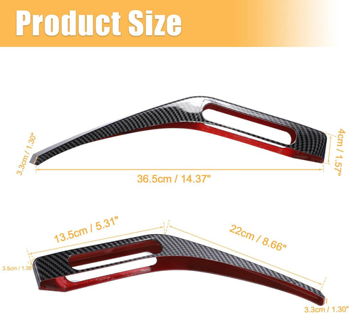 X AUTOHAUX 1 Pair Car Trail Sight Cover Decoration Trim Cover Exterior Accessories for Ford Bronco 2021 2022...