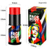 Red Face Body Paint Stick for Clown Zombie Halloween Makeup, DE’LANCI Cream Blendable Face Painting Sticks, SFX Special Effects Joker Santa Claus ...