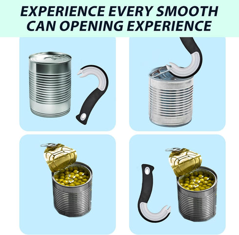 Easy Open Ring Pull Can Opener and Pet Food Can Cover Silicone Lids Convenient Tools for Preserving Food Freshness Pop Top Tab Puller Simple Tool ...