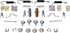 Dorman HW17393 Rear Parking Brake Hardware Kit Compatible with Select Lexus/Toyota Models...