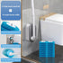 2Pack Disposable Toilet Brush and Holder with 16 Toilet Bowl Wand Refills Loaded Scrubbing solution for Toilet Cleaning, Bathroom Cleaning Supplie...