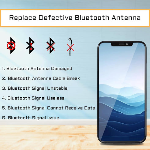 for iPhone 11 Bluetooth Signal Antenna Flex Cable Replacement for iPhone11 Wireless Bluetooth Antenna Flex Part with Screwdrivers Crowbar Suction ...