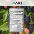 AKI BlackBerry Powder, Ideal in Nutrients, Vitamin C, Sugar-Free, Vegan-Friendly - Ideal for Baking, Flavoring, Smoothie, Yogurt, Popsicles, Sprin...