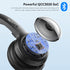 LEVN Bluetooth Headset, Wireless Headset with Microphone & Mute Button, 60Hrs Talk Time, On-Ear AI Noise Cancelling Headphones with Bluetooth 5.2 ...