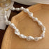 Baroque Pearl Necklace for Women Vintage Pearl Choker Necklace Dainty Irregular Pearl Charm Necklace Chunky Big Pearl Necklace Birthday Wedding Je...