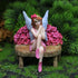 Fairy Garden Accessories - Mini Fairy Figurines with Flower Chair, Fairy Toys Gifts for Girls, Fairies Miniatures for Fairy Garden Decor, Fairy Bi...