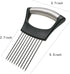 Stainless Steel Onion Holder for Slicing,Onion Slicer Holder,Onion Cutter for Slicing of Onions,Tomatoes,Avocados,Eggs and Other Vegetables,KItche...