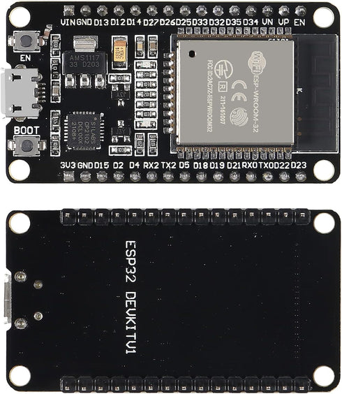 AITRIP 2 Sets ESP-WROOM-32 ESP32 ESP-32S Development Board CP2102 WiFi+Bluetooth Ultra-Low Power Dual Core ESP32-DevKitC-32 ESP-WROOM-32 with ESP3...