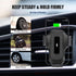 Wireless Car Charger, AMLINK 15W Qi Fast Charging Auto Clamping Car Charger Cell Phone Holder Mount Air Vent for iPhone 14 13 12 11 Pro Max, Samsu...