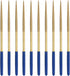 uxcell Diamond Needle File Set 3mm x 140mm, Round Files Titanium Coated Tools for Metal Wood Stone Glass, 10pcs...