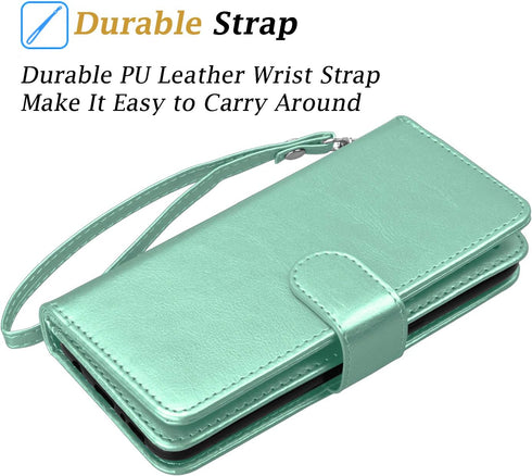 Moto G7 Power Wallet Case, for Motorola G7 Supra/XT1955/G7 Optimo Maxx XT1955DL Wallet Case, Takfox PU Leather ID Credit Card Holder Slots Folio F...