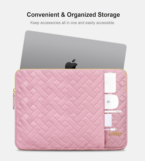 Lacdo Laptop Sleeve Case for 15 inch New MacBook Air M3 A3114 M2 A2941 2024-2023, 15 inch MacBook Pro A1990 A1707, Dell XPS 15 Plus Computer Lapto...