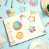96 Pcs Breath Calm Anxiety Sensory Stickers Reusable Mindfulness Stickers Calming Strips Adhesive Sensory Strips for School Office Classroom Desk ...