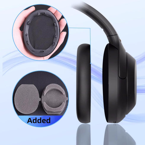 WH-1000XM2 Ear Cushions Replacement Noise Isolation Ear Pads Compatible with Sony WH1000XM2 & Sony MDR-1000X Over-Ear Headphones- Added Thickness ...
