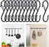 10 Pack Heavy Duty S Hooks Stainless Steel S Shaped Hooks Hanging Hangers for Kitchenware Spoons Pans Pots Utensils Clothes Bags Towers Tools Plan...