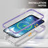 for iPhone XR Case,Clear Anti-Scratch Reinforced Corner Protective Phone Case,Hard PC+Soft TPU Shell 3in1 Slim Flexible Protective Shockproof Phon...