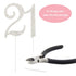 21 Cake Topper - Premium Silver Metal - 21st Birthday Party Sparkly Rhinestone Decoration Makes a Great Centerpiece - Now Protected in a Box...
