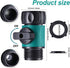 Garden Hose Shut off Valve Plastic Connect Water Hose Turn off Valve Garden Hose Connector Set with 6 Piece Anti Leak Valve Standard 3/4 Inch Thre...