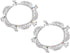 Efulgenz Silver Tone Indian Jewelry Anklets for Women Indian Bollywood Wedding Bridal Anklet Crystal Tassel Chain Bell Charms Anklet Set Bracelet ...