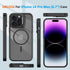 for iPhone 14 Pro Max Case, with Kickstand, Magnetic Phone Case Compatible with MagSafe, Military-Grade Heavy Duty Protection Phone Case for iPhon...