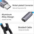 SinLoon PD 140W DC7450 to USB C Cable DC 7.4mm x 5.0mm Female(7.4 x 0.6mm) Input to Type C Male Power Charging Cable with PD Automatic Identificat...