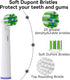 Replacement Toothbrush Heads Compatible with Oral-B Braun Pro 500/1000/1500/3000/3757/5000/7000/7500/8000, Professional Electric Brush Heads for O...
